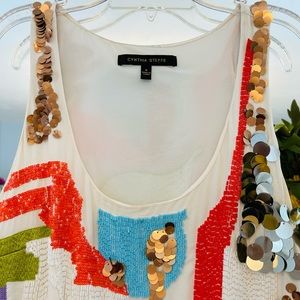 Gorgeous Cynthia Steffe party dress in multi-colored sequins. Size 8🌸